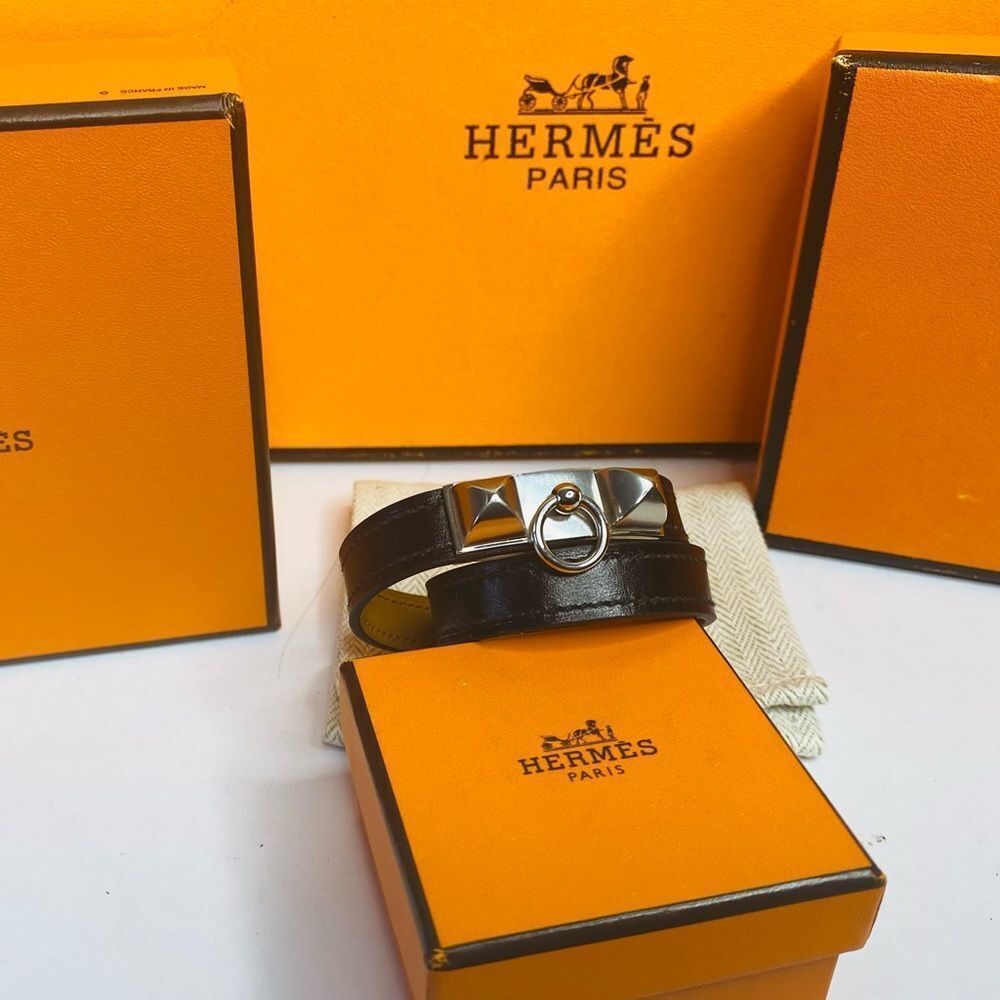 Hermès Rivale Double Tour Bracelet in size T2 (small) NWT Authentic